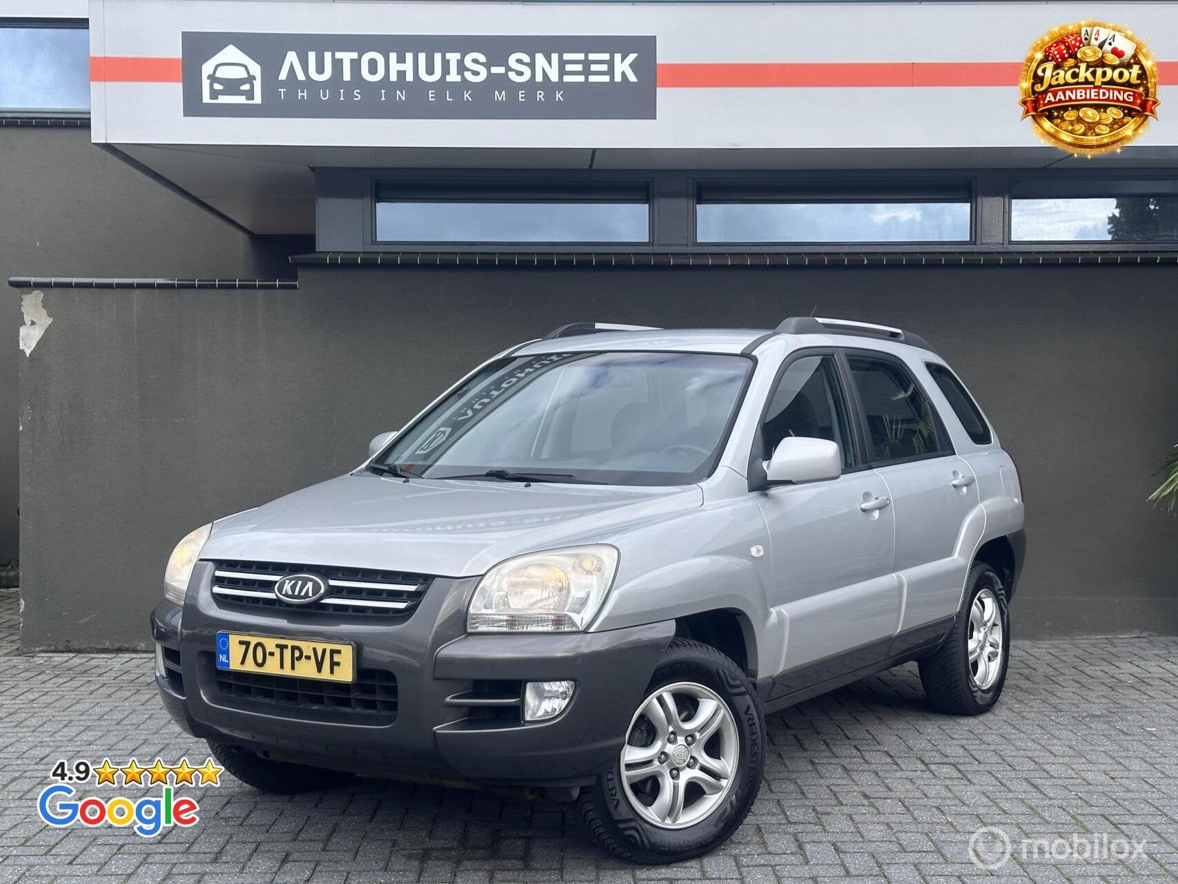 Kia Sportage 2.0 CVVT Comfort | Cruise | Climate | Trekhaak, Auto's, Gebruikt, 4 cilinders, Origineel Nederlands, Handgeschakeld