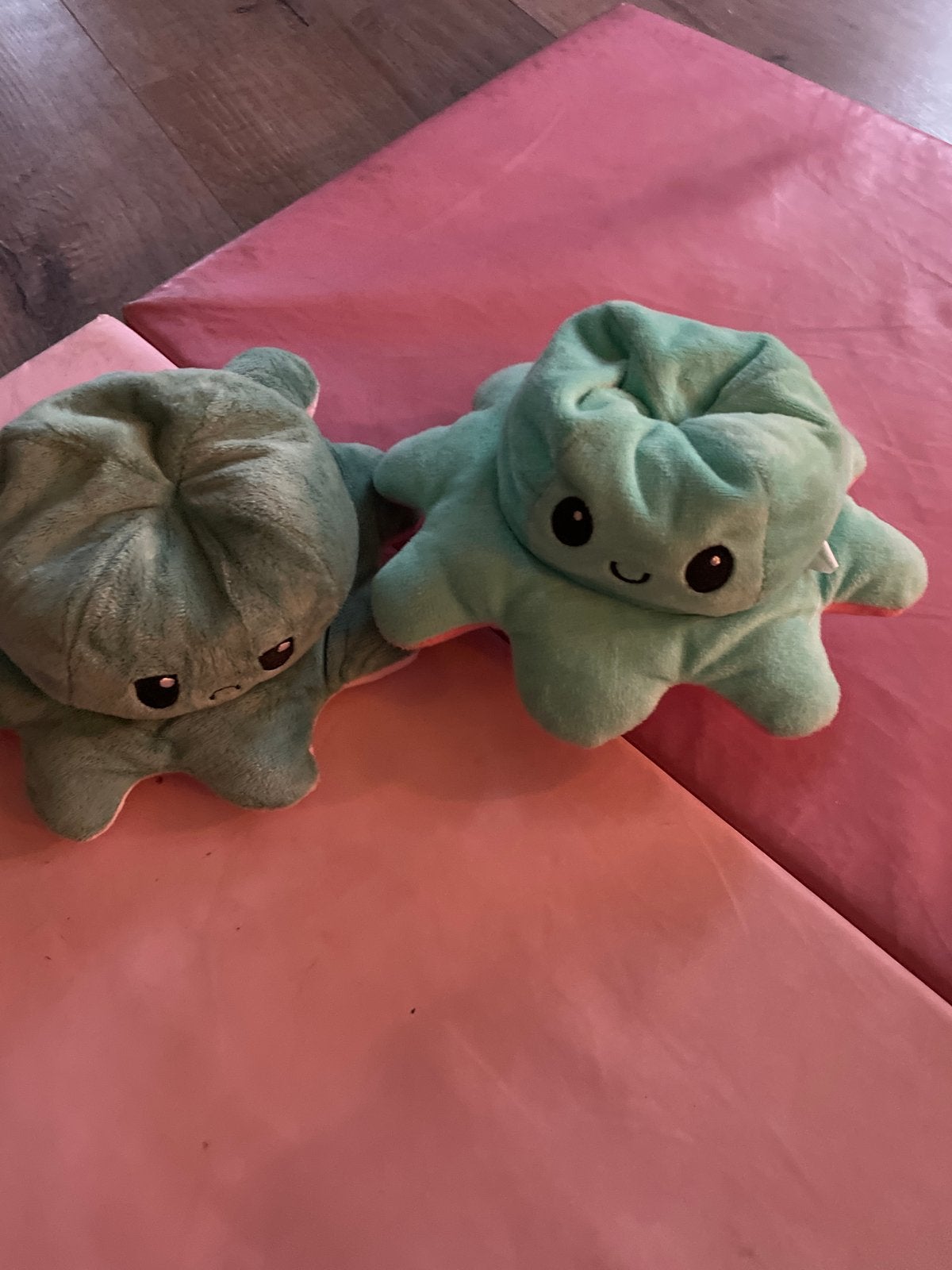 Omkeerbare Octopus Knuffel - Groen/Roze, Groen, Overige merken, Overige karakters, Overige typen