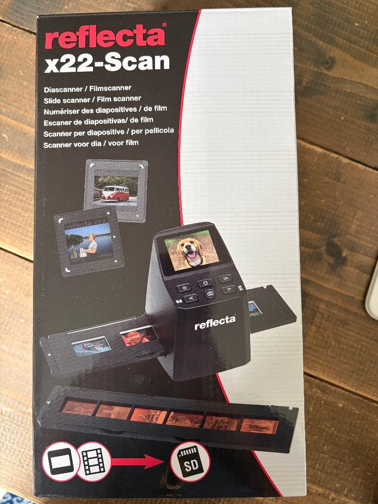 Reflecta x22 Diascanner, Audio, Tv en Foto, Diaprojectors, Zo goed als nieuw, Ophalen of Verzenden