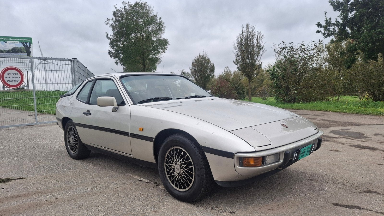 Porsche 924 2.0 Coupe 1985 Grijs met targadak apk 2028, Auto's, Zwart, 1984 cc, Handgeschakeld, Particulier