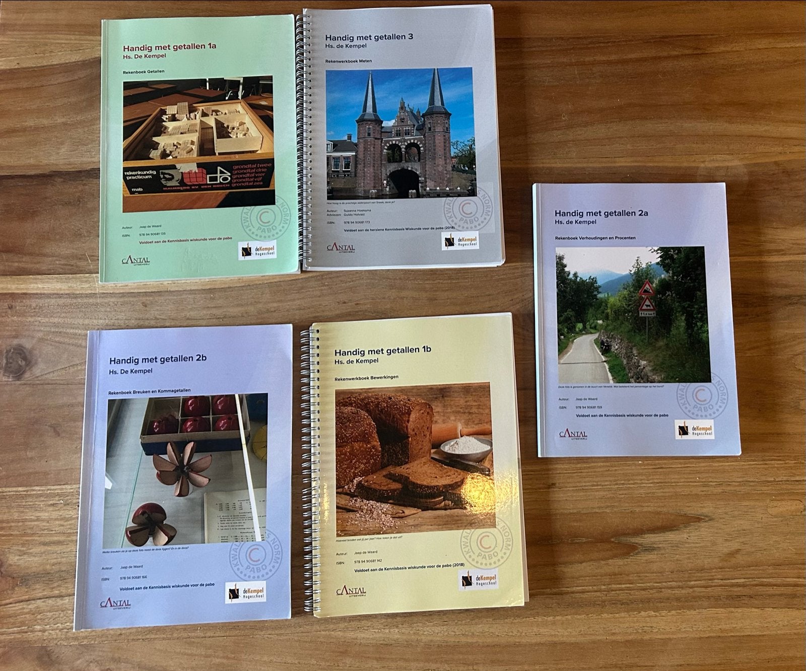 Handig met getallen - Rekenkennis PABO (5 boeken), Ophalen of Verzenden, Beta, Zo goed als nieuw, Overige niveaus