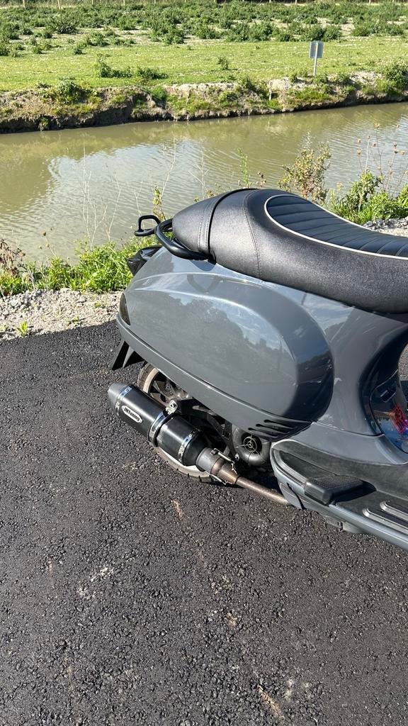 JM Tuning uitlaat 4t 2v, Fietsen en Brommers, Brommeronderdelen | Scooters, Gebruikt, Piaggio, Uitlaat, Ophalen of Verzenden