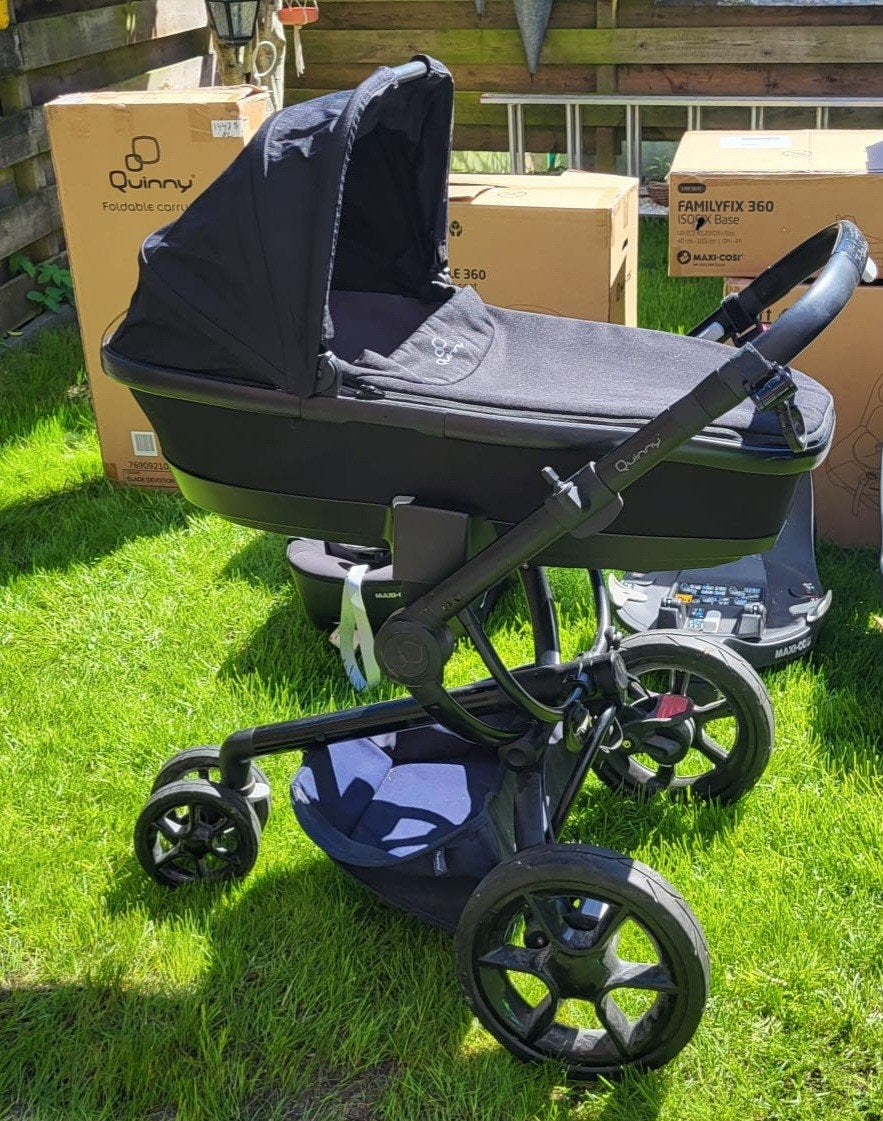 Quinny Moodd kinderwagen met inklapbare reiswieg, Kinderen en Baby's, Kinderwagens en Combinaties, Ophalen, Gebruikt, Quinny, Combiwagen