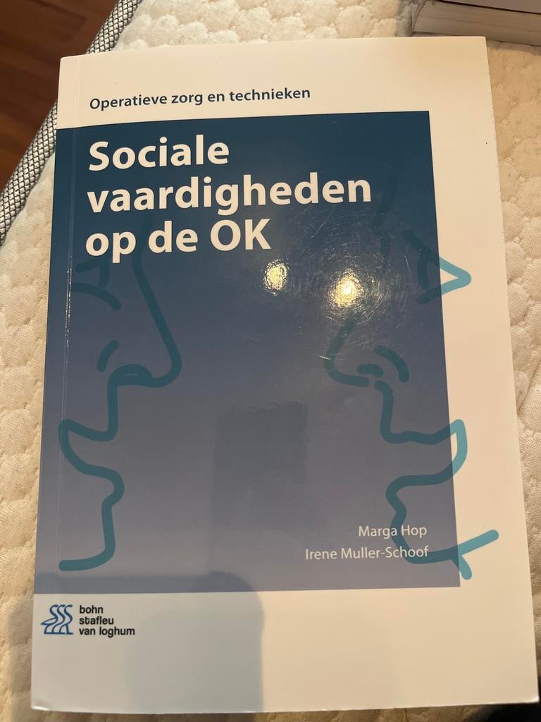 Sociale vaardigheden op de OK - Anesthesiemedewerker, Boeken, Ophalen of Verzenden, Beta, Zo goed als nieuw, MBO