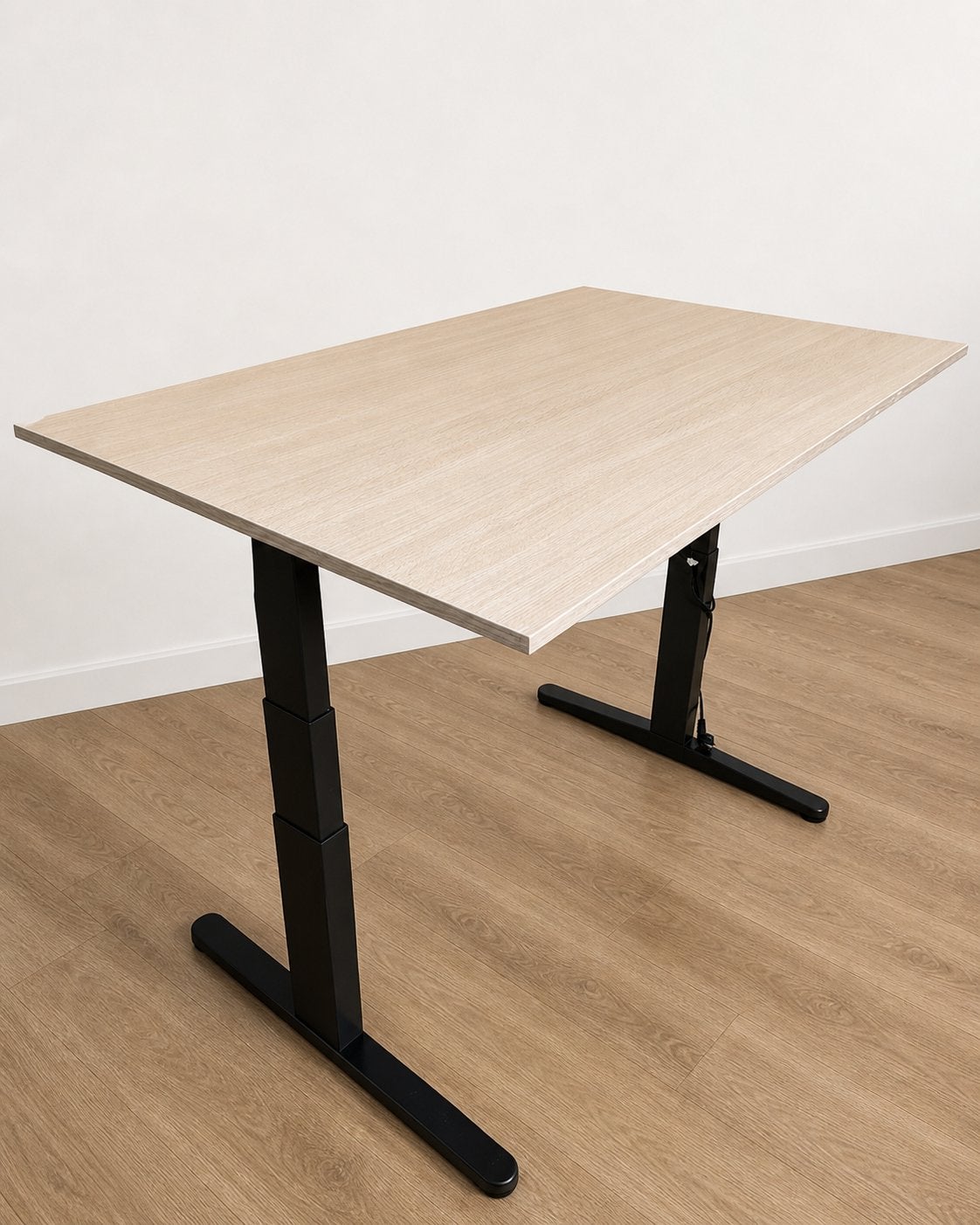 Sit-stand Desk Height Electric Bureau -elektrisch 120x80 cm, Zit-sta bureau, Elektrisch, Gebruikt, Spaanplaat of MDF