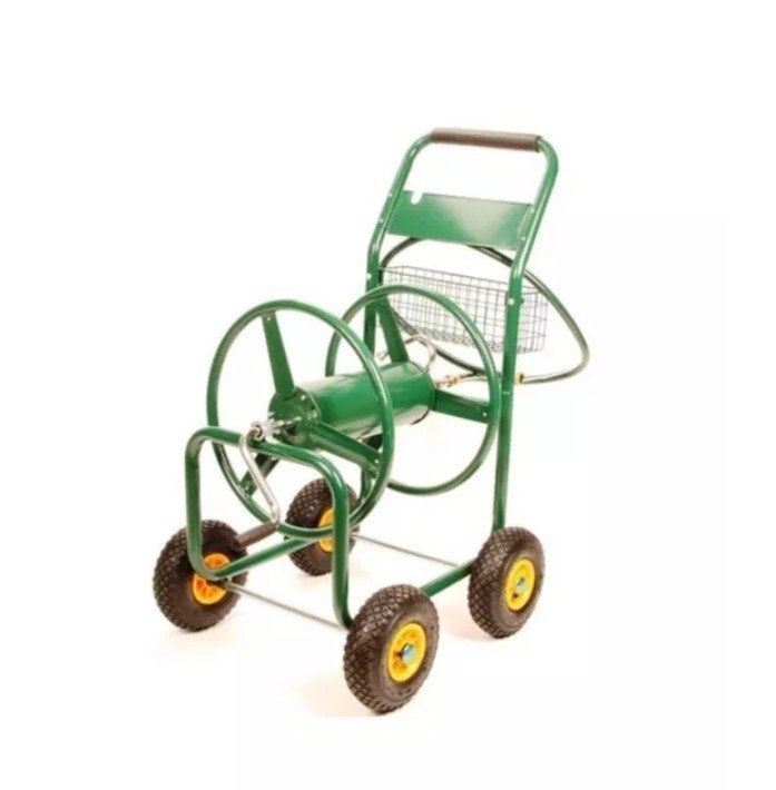Slangen/Haspelwagen 4 wielen [incl laagsteprijsgarantie], Tuin en Terras, Tuinslangen, Ophalen of Verzenden, Nieuw, Tuinslang
