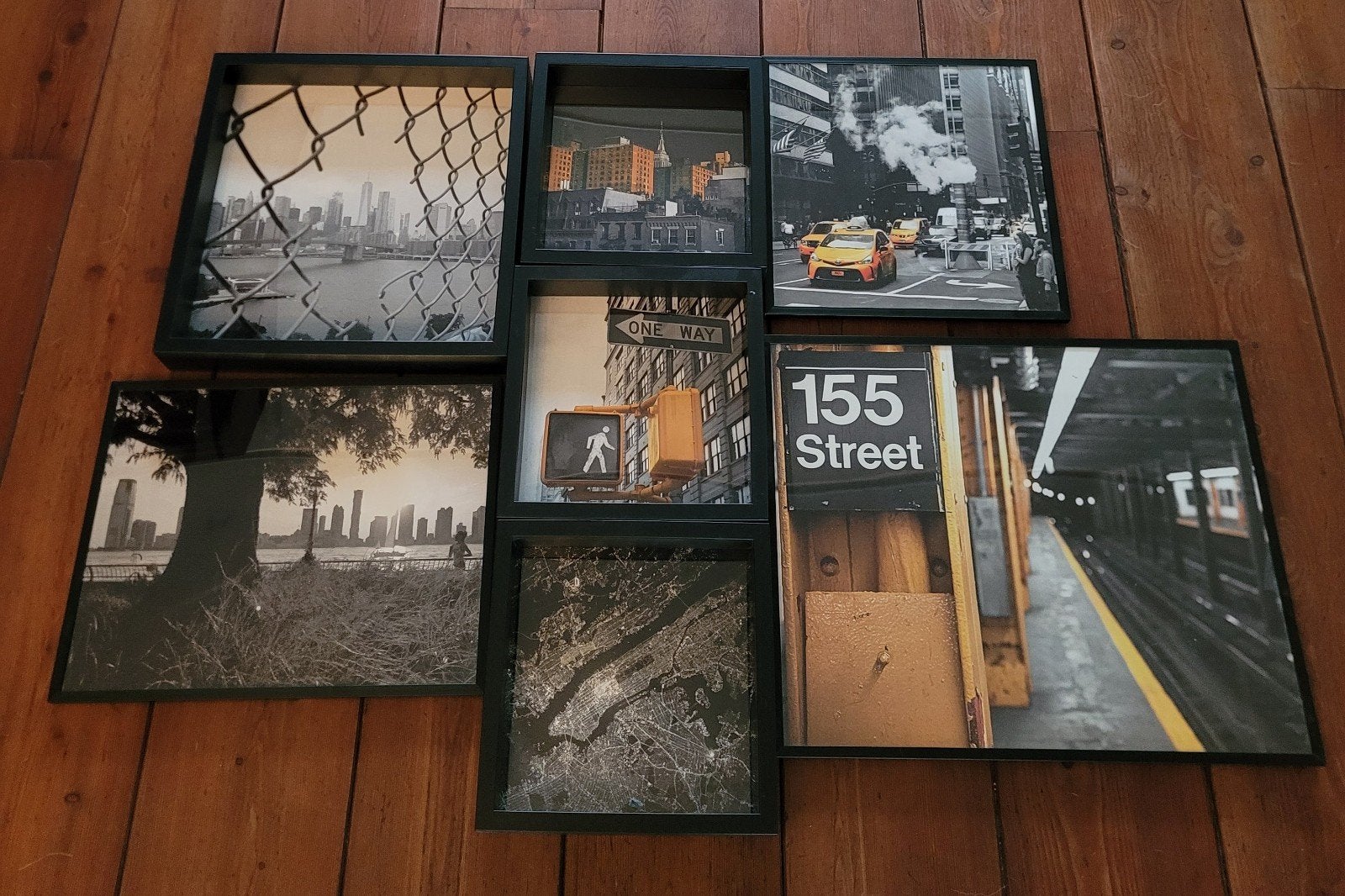 Ingelijste New York posters - IKEA, Ophalen, 50 – 75, Zo goed als nieuw, 75 tot 100 cm