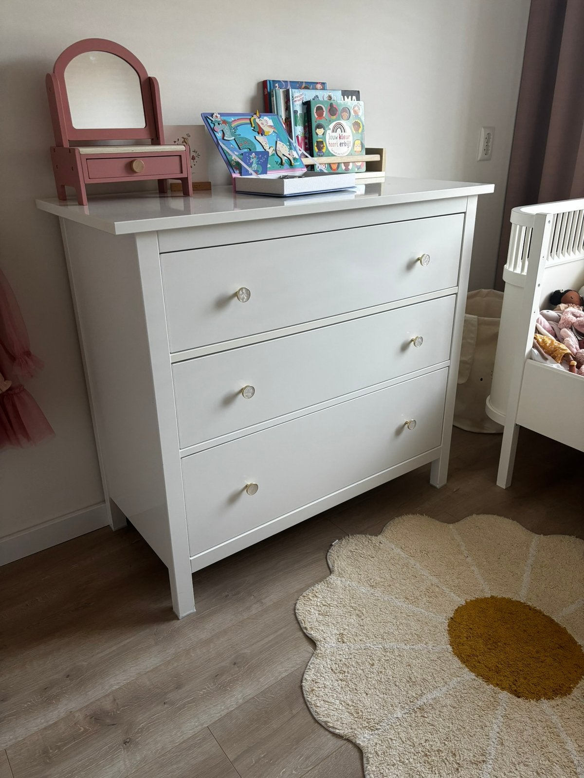 Hemnes Ikea ladekast wit, Huis en Inrichting, Kasten | Kledingkasten, Zo goed als nieuw, Ophalen