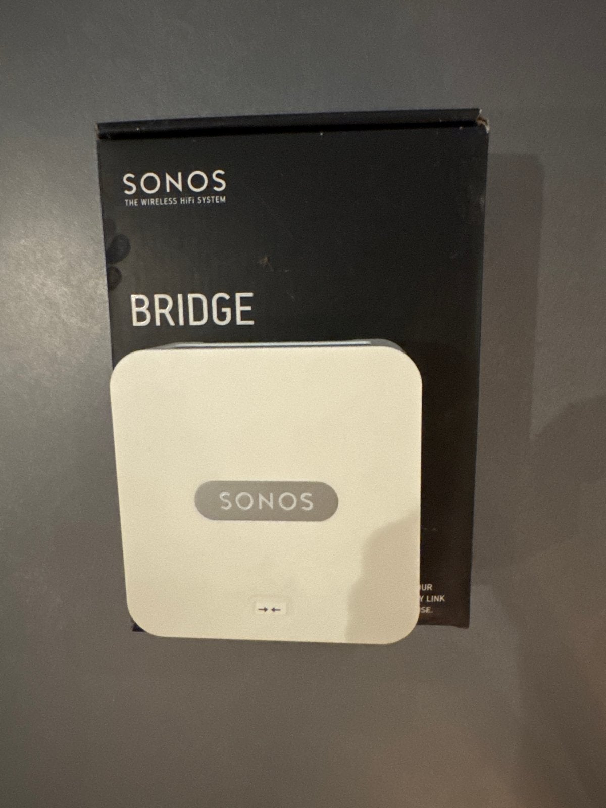 Sonos Bridge - Draadloos HiFi Systeem, Overige systemen, Zo goed als nieuw, Minder dan 40 watt, Overige spelers