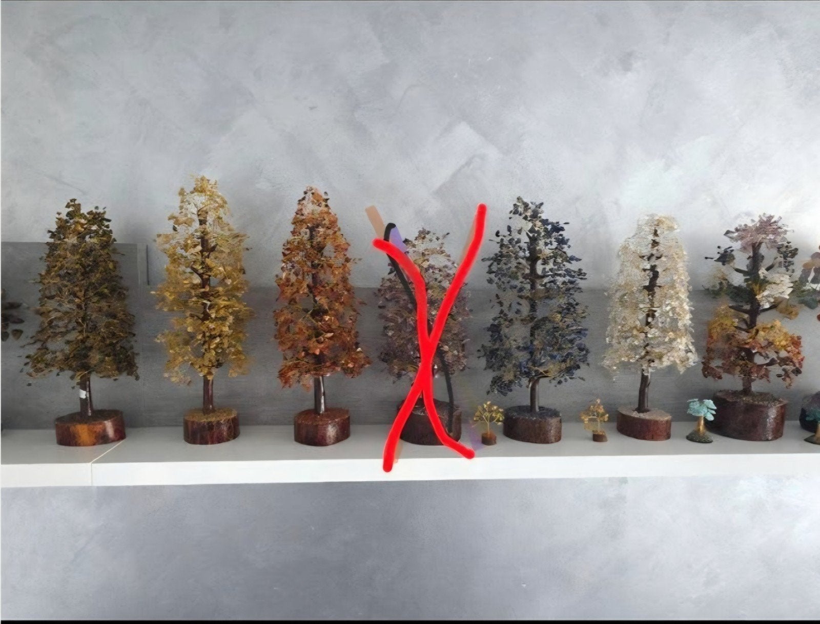 Edelstenen bomen, Ophalen, 1:50 of kleiner