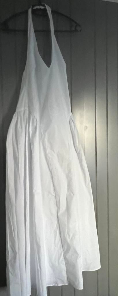 Witte halter jurk Zara, Wit, Nieuw, Ophalen of Verzenden, Maat 36 (S)