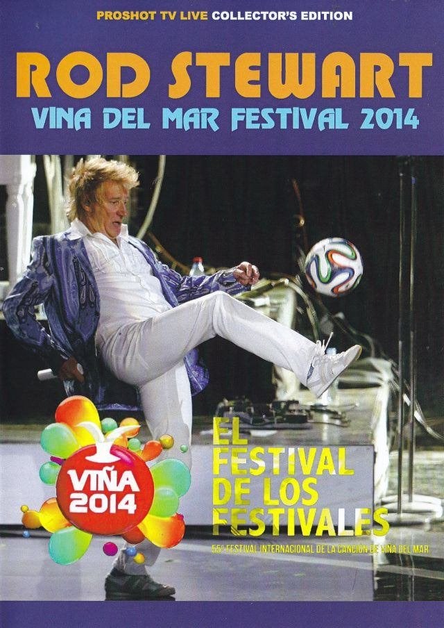 Rod Stewart live at Vina del Mar Festival, Chile 2014, Alle leeftijden, Verzenden, Zo goed als nieuw, Concert