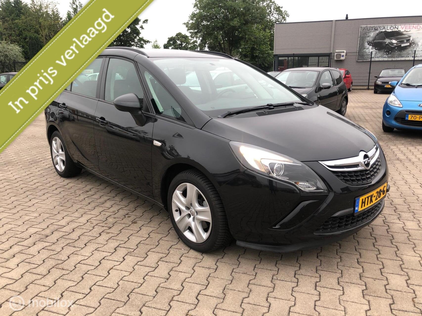 Opel Zafira Tourer 1.4 TURBO 140PK AIRCO CRUISE ELL PAK PDC, Voorwielaandrijving, Euro 5, Stof, Zwart