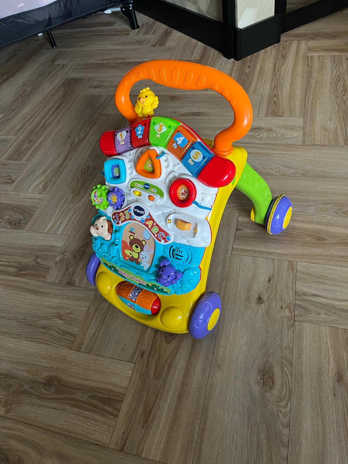 Vtech Kinderloopwagen - Zo goed als nieuw, Kinderen en Baby's, Speelgoed | Vtech, Ophalen, Zo goed als nieuw, 6 maanden tot 2 jaar