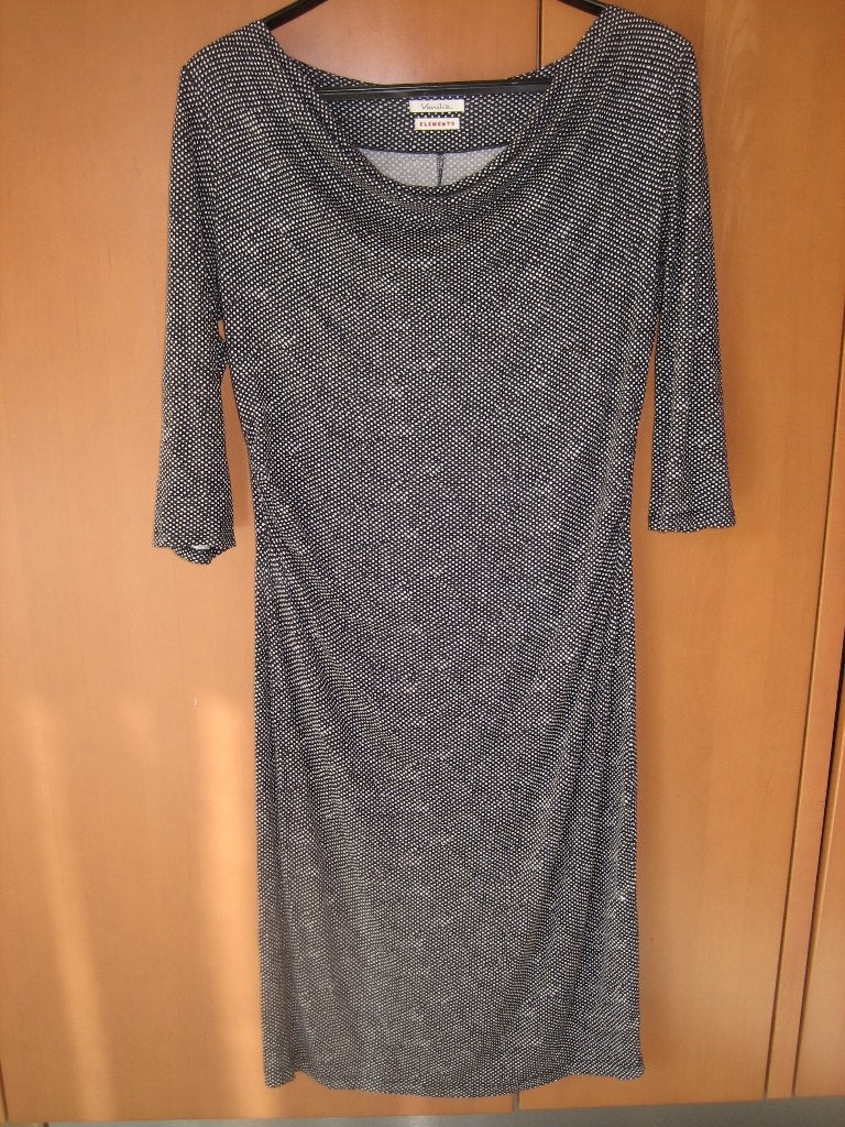 Enig zwart-wit polkadot jurkje VANILIA ELEMENTS 38 Snazzeys, Maat 38/40 (M), Vanilia Elements, Zwart, Ophalen of Verzenden