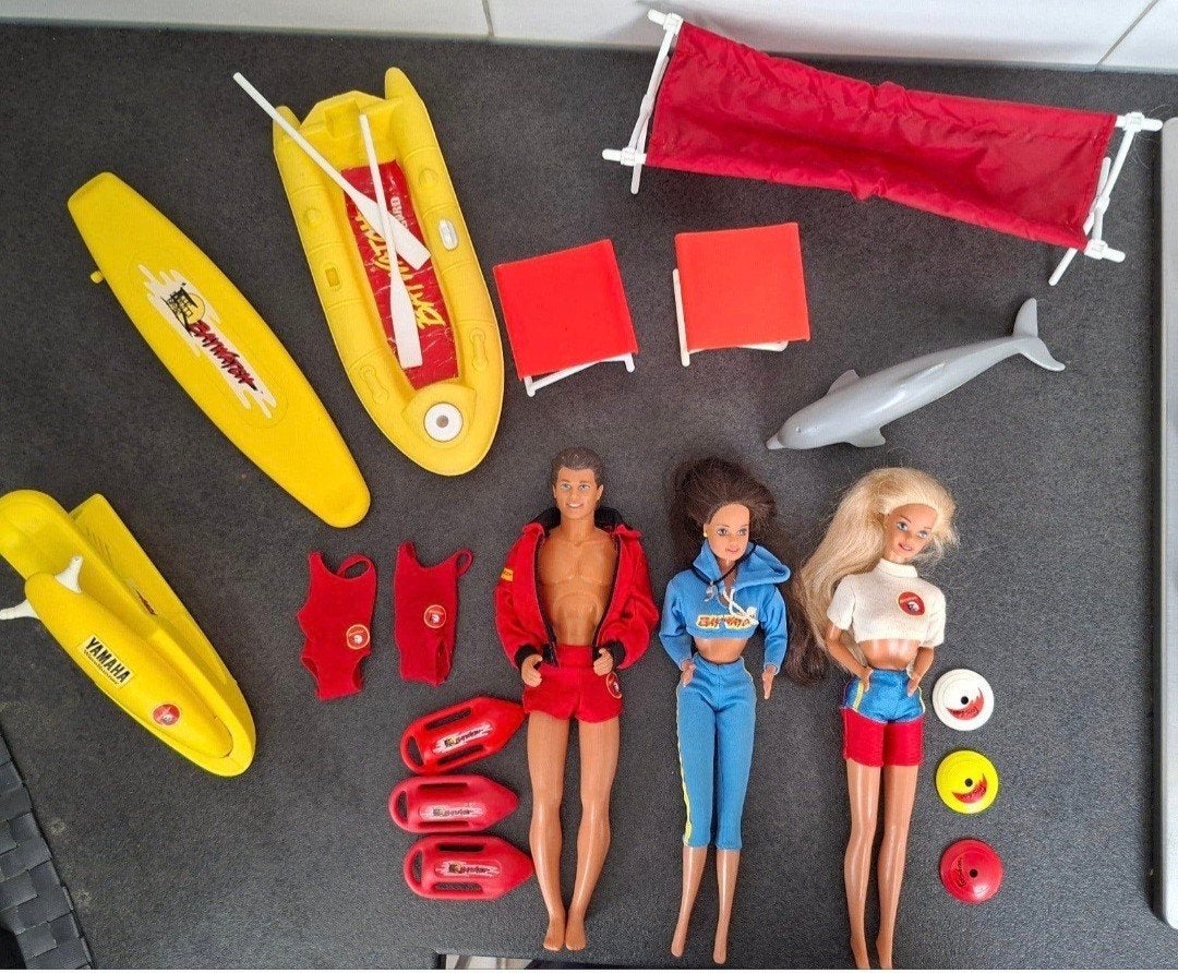 Baywatch verzameling ( Mattel) 1994, Ophalen of Verzenden, Gebruikt