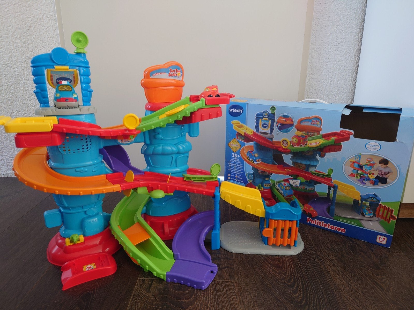 Toet Toet auto's Politietoren van VTech, Ophalen of Verzenden, Zo goed als nieuw, 2 tot 4 jaar