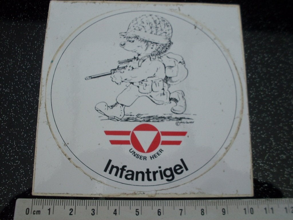 sticker unser heer infantrigel Bundeswehr leger duitsland, Verzenden, Zo goed als nieuw, Bedrijf of Vereniging