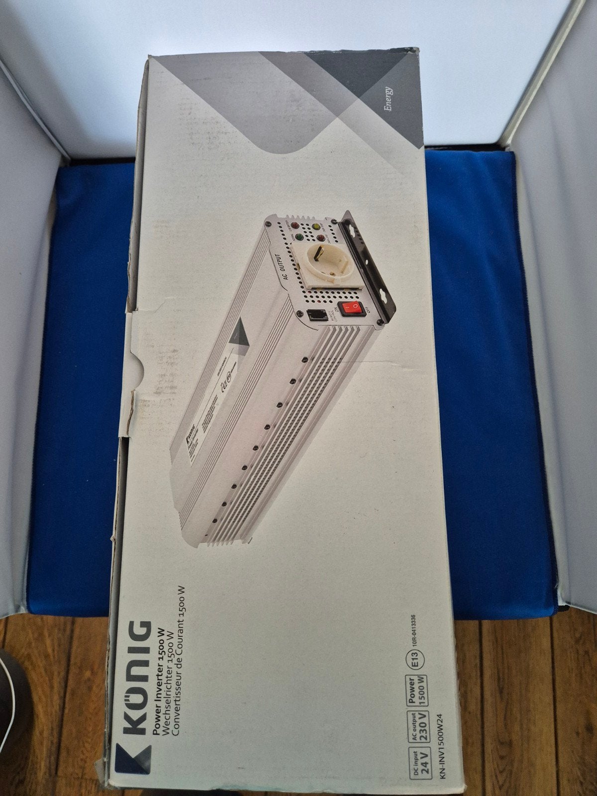 König Power Inverter 1500W - 24V naar 230V Omvormer, Ophalen of Verzenden, Nieuw