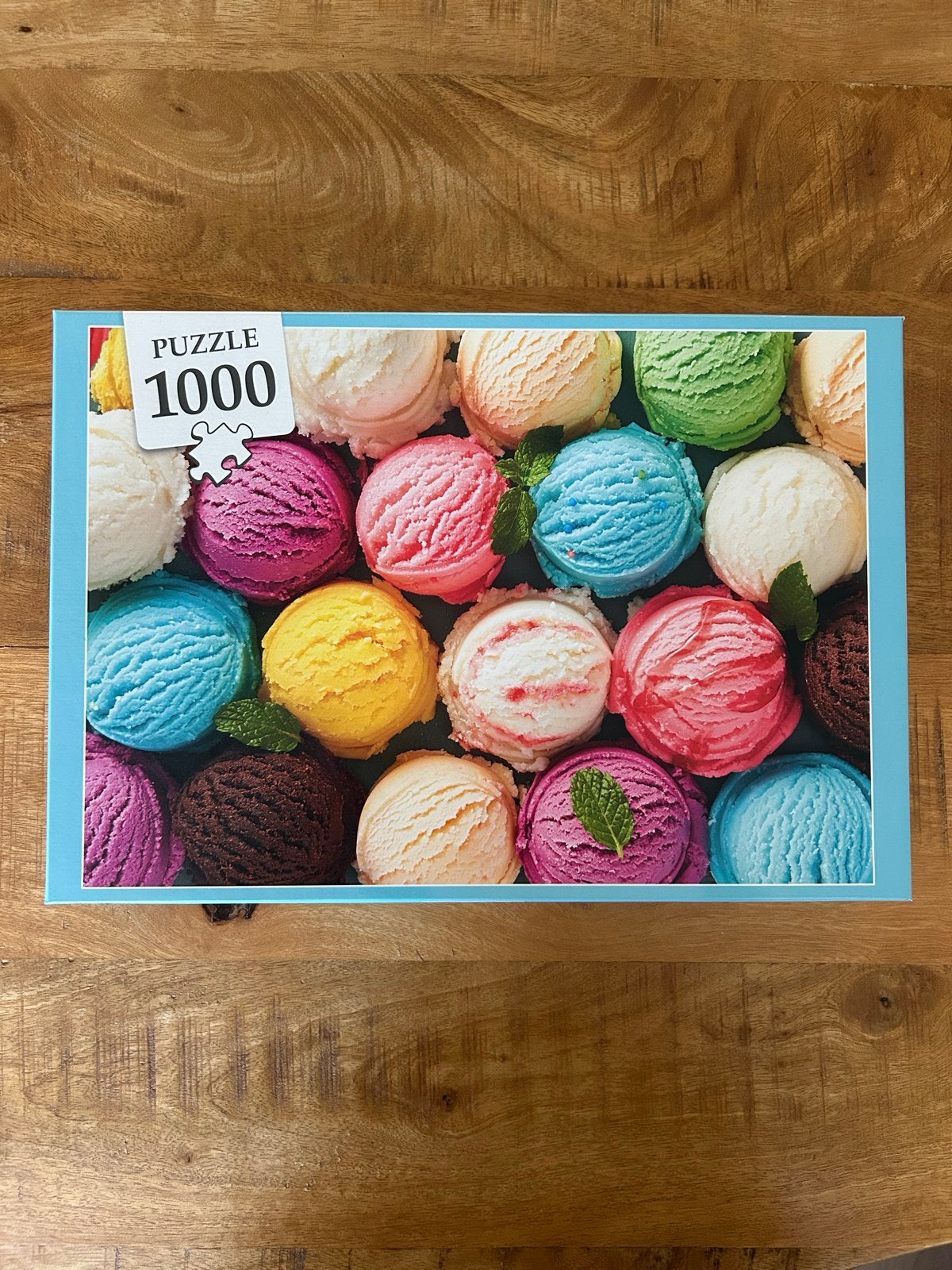Legpuzzel 1000 stukjes - IJscoupes, Ophalen of Verzenden, 500 t/m 1500 stukjes, Gebruikt, Legpuzzel