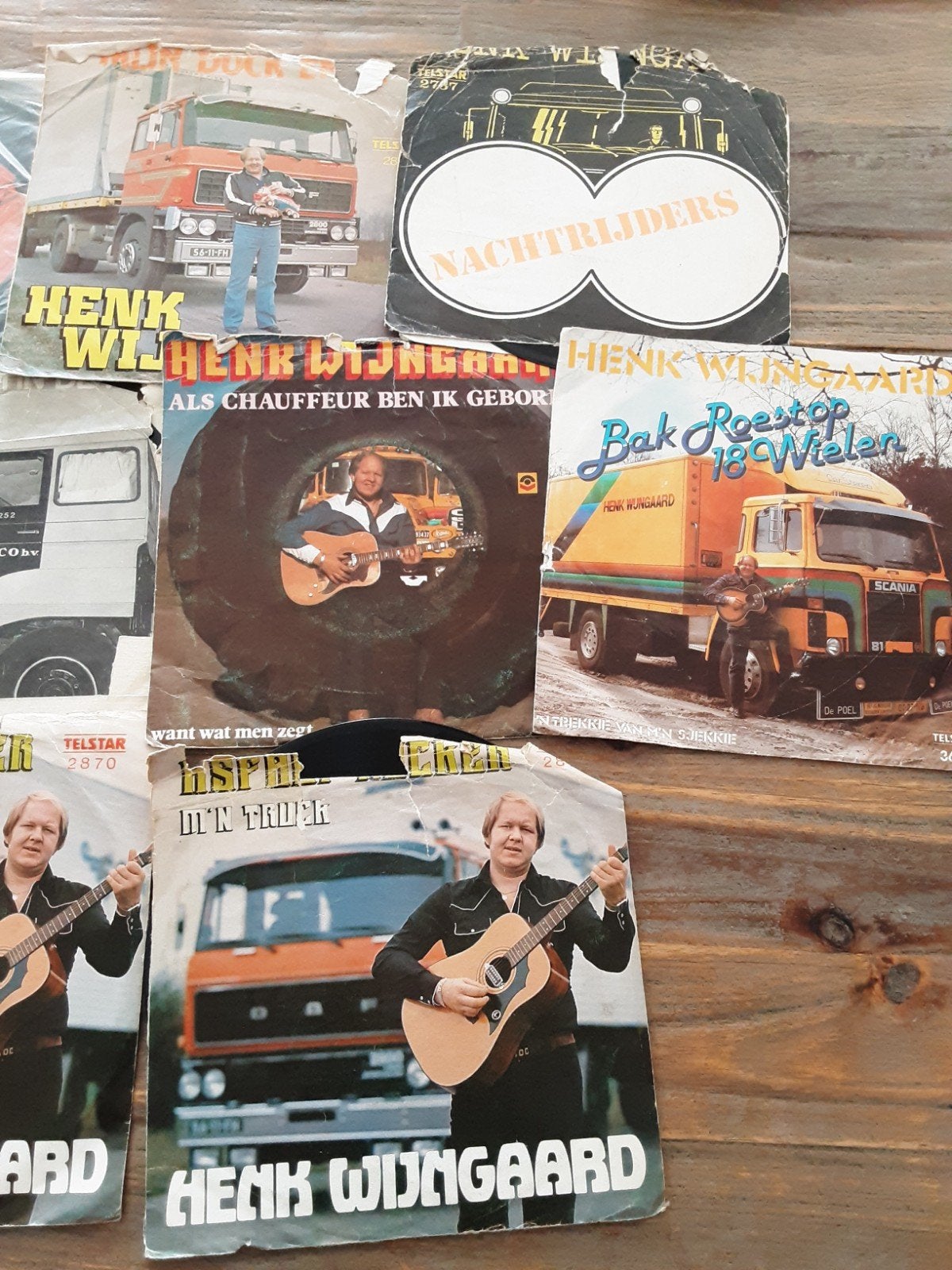 Henk wijngaard singles., Ophalen of Verzenden