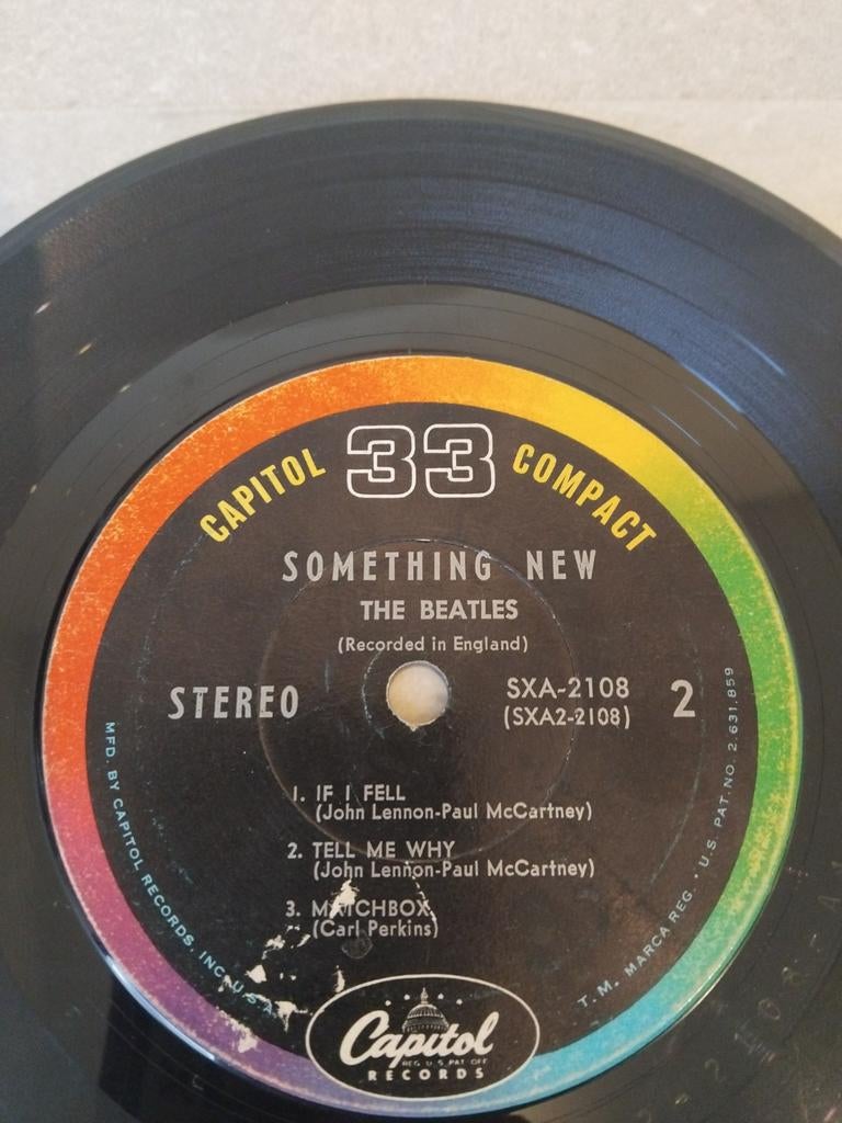 Beatles CAPITOL 33 JUKEBOX EP-Something New SXA 2108 Rare US, Ophalen of Verzenden, Gebruikt