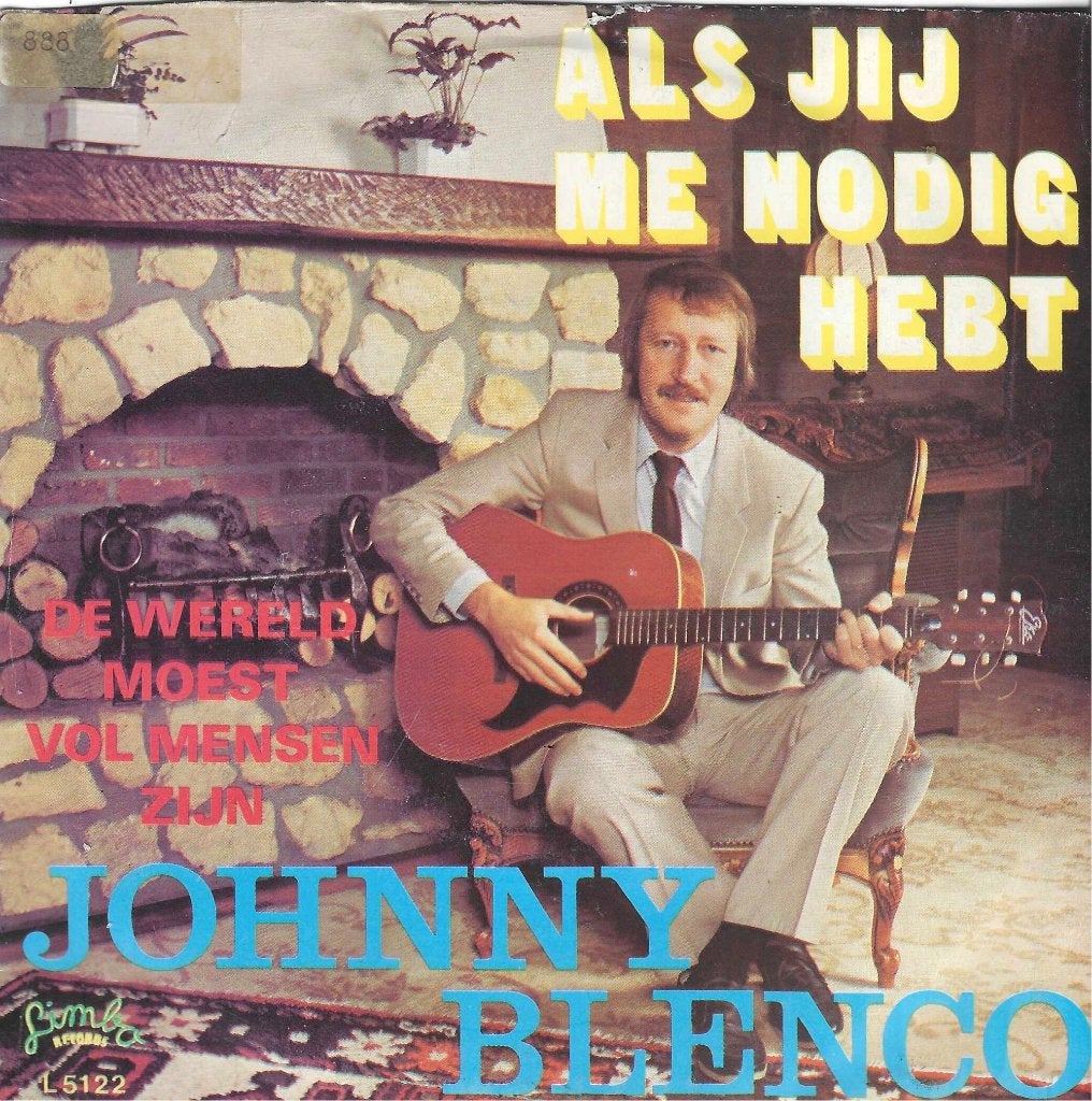 vinyl single   Johnny Blenco, Ophalen of Verzenden, Gebruikt, Pop