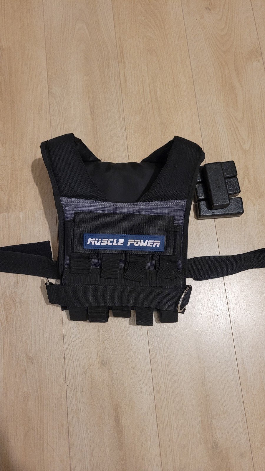 Gewichtsvest 20 kg - Muscle Power (m2455237867) — Fitnessmaterialen ...