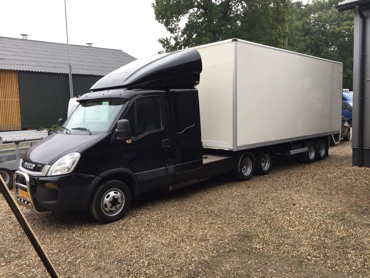 Iveco 50C17 BE TREKKER EURO 5 jeep-as 12 ton-be oplegger jee, Auto's, Euro 5, Gebruikt, 4 cilinders, Iveco