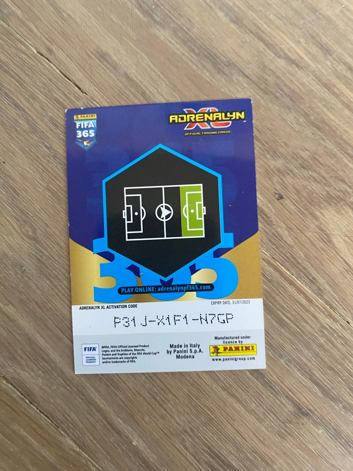 Eden Hazard FIFA 365 Adrenalyn XL kaart + code, Ophalen of Verzenden, Zo goed als nieuw, Buitenlandse clubs, Spelerskaart