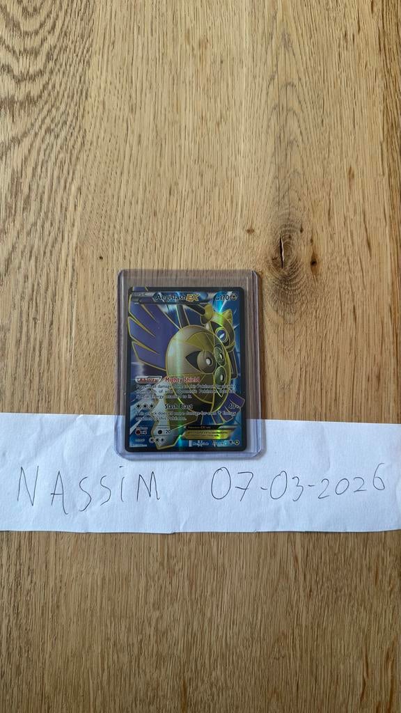 Aegislash EX (PHF 65a) Full Art Pokémon Kaart, Ophalen of Verzenden, Zo goed als nieuw, Losse kaart, Foil