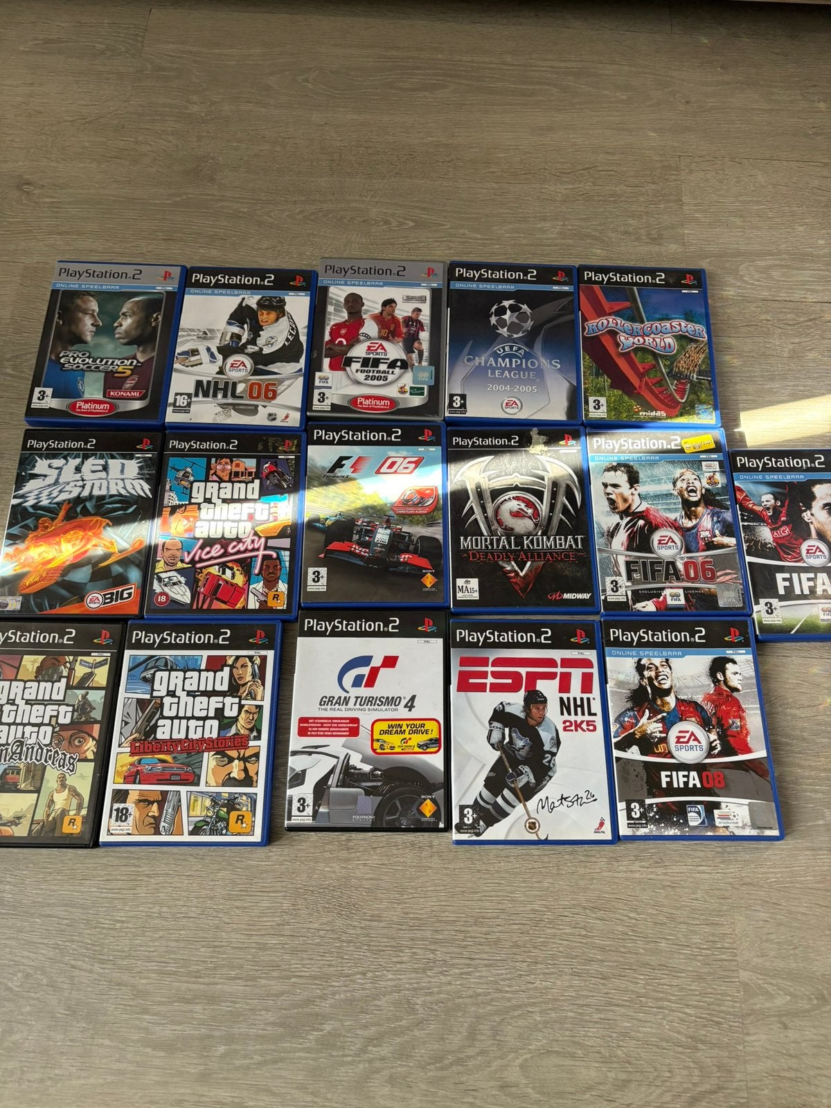 16 ps 2 games  30 € vaste prijs, Spelcomputers en Games, Spelcomputers | Sony PlayStation 2, Ophalen, Zo goed als nieuw, Zonder controller