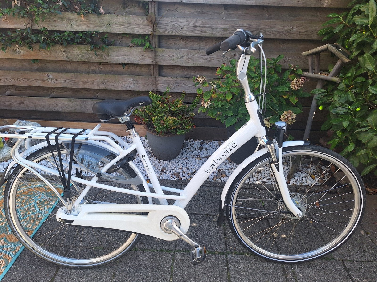 Witte Batavus Mambo damesfiets, Fietsen en Brommers, Fietsen | Dames | Damesfietsen, Ophalen, 53 tot 56 cm, Versnellingen, Batavus