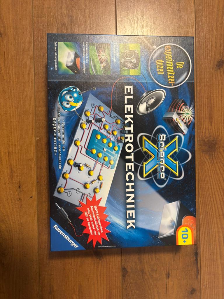 Ravensburger X Science Elektrotechniek Experimenteerdoos, Gebruikt, Overige thema's, Meerkleurig, Ophalen of Verzenden