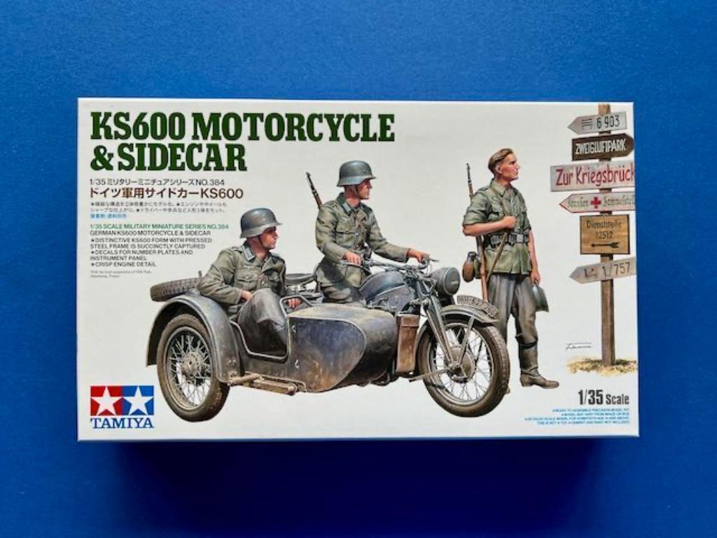Tamiya	35384	Zündapp KS600 Motorcycle & Sidecar	1/35, Verzenden, Nieuw, 1:32 tot 1:50, Italeri
