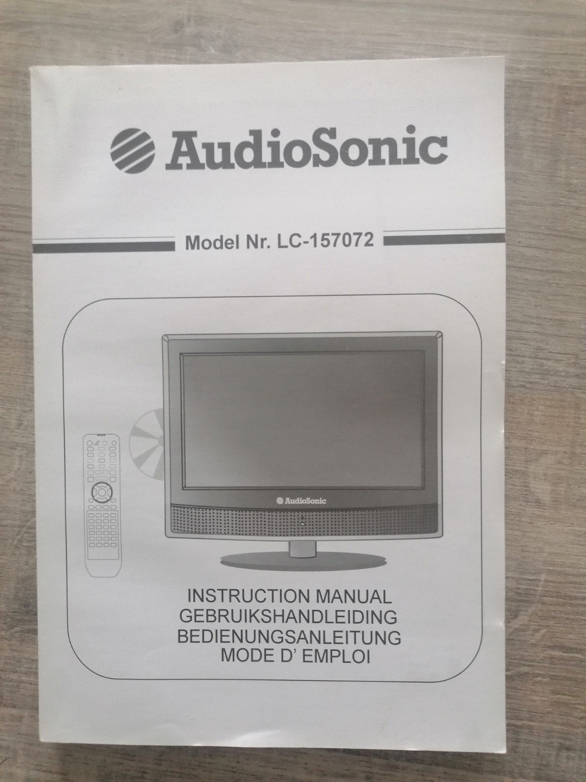 AudioSonic LC-157072 HD Ready LCD TV, Audio, Tv en Foto, Gebruikt, 40 tot 60 cm, Ophalen, Overige merken