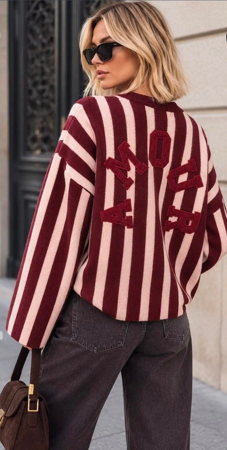 Emma & Ashley Amour gestreepte sweater one size, Kleding | Dames, Maat 38/40 (M), Meerkleurig, Hindersstraat, Emma & ashley
