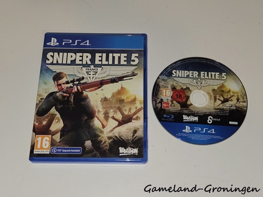 Sniper Elite 5: France (PS4), Spelcomputers en Games, Gebruikt, Vanaf 18 jaar, -, -