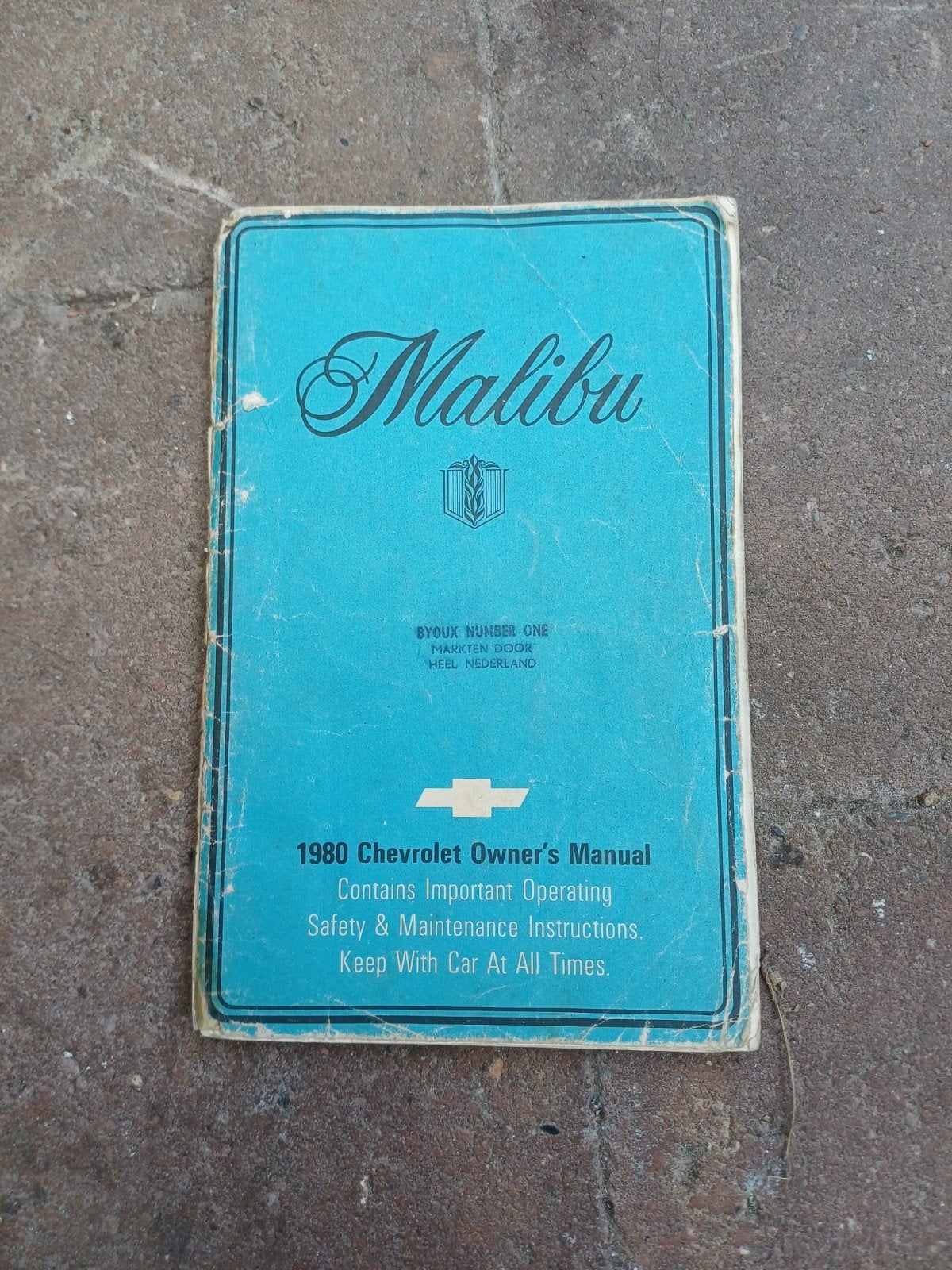 Handleiding Chevrolet Malibu 1980, Ophalen of Verzenden