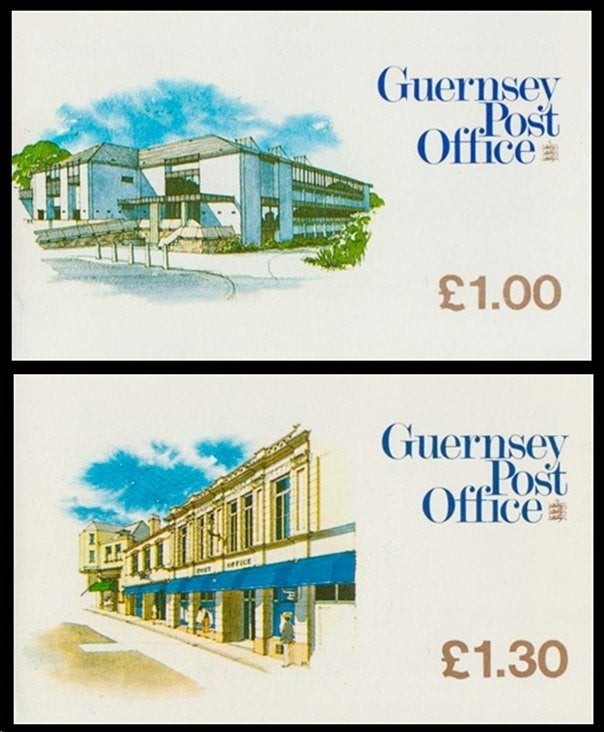 GUERNSEY 1984 £ 1.00 + £ 1.30 Postzegelboekjes, SG.: SB27/28, Verzenden, Postfris