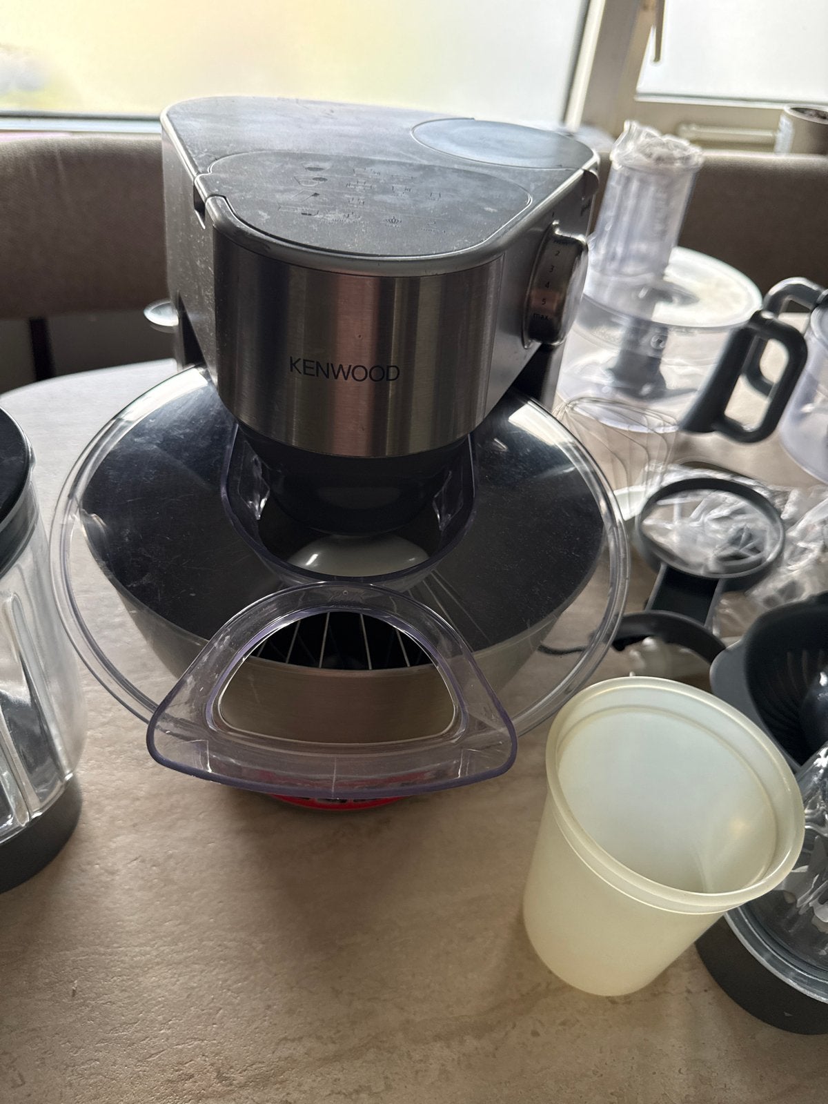 Kenwood prospero km280 Keukenmachine Compleet, Ophalen, Gebruikt, 3 snelheden of meer, 2 tot 3 liter