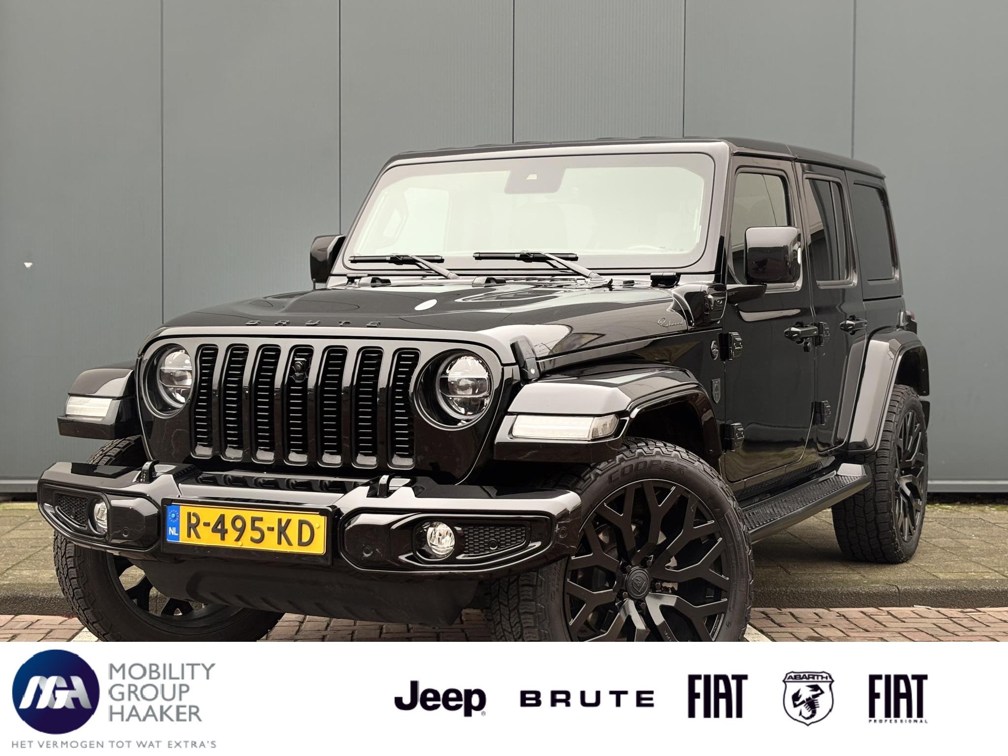Jeep Wrangler Unlimited Brute 4xe 380 Sahara | Apple-Android, Automaat, Automatische klimaatregeling, 4 cilinders, Cabriolet