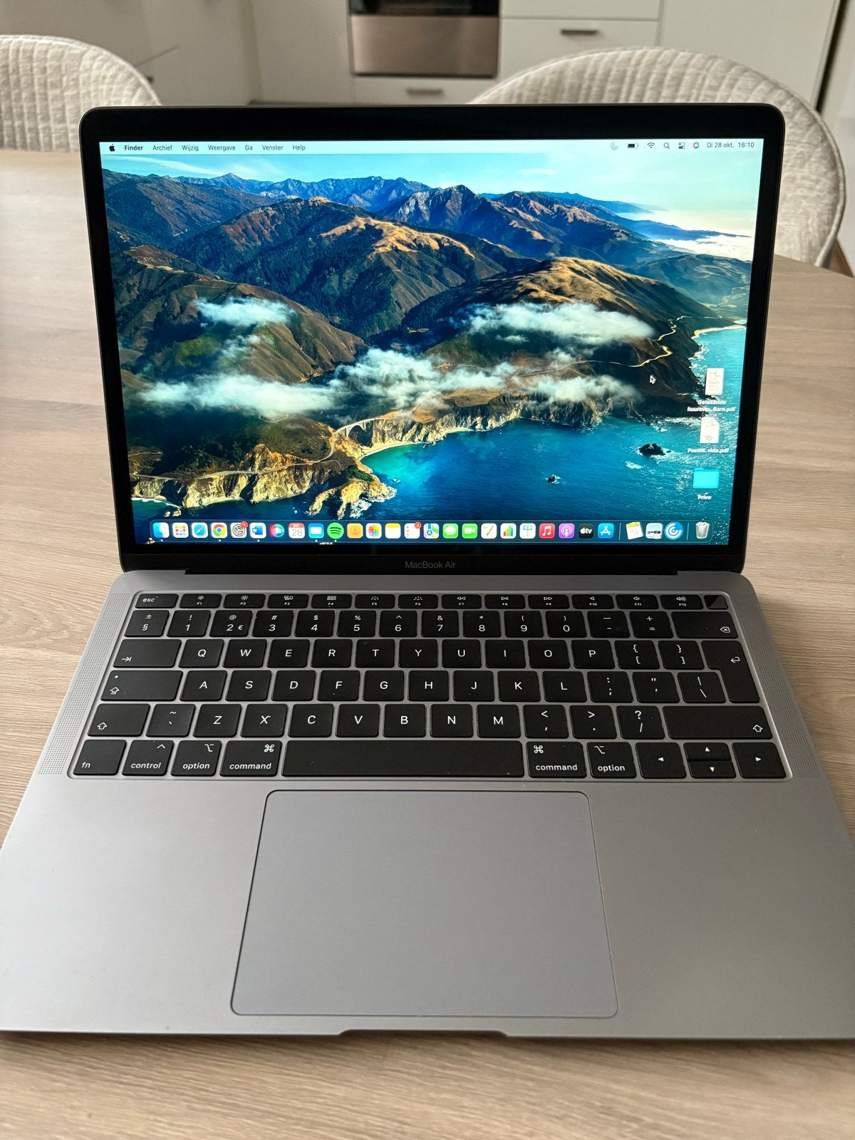 MacBook Air 13” (2019)|1e Eigenaar| 144 Batterijcycli, Ophalen, Qwerty, 8 GB, 13 inch