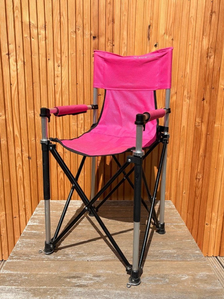 Eurotrail Petit kinderstoel - Pink en Green, Ophalen, Gebruikt, Campingstoel