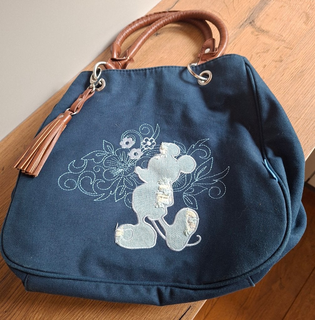 Leuke Dames handtas uit Disneyland Parijs, Ophalen of Verzenden, Mickey Mouse, Gebruikt, Tas, Koffer of Zak