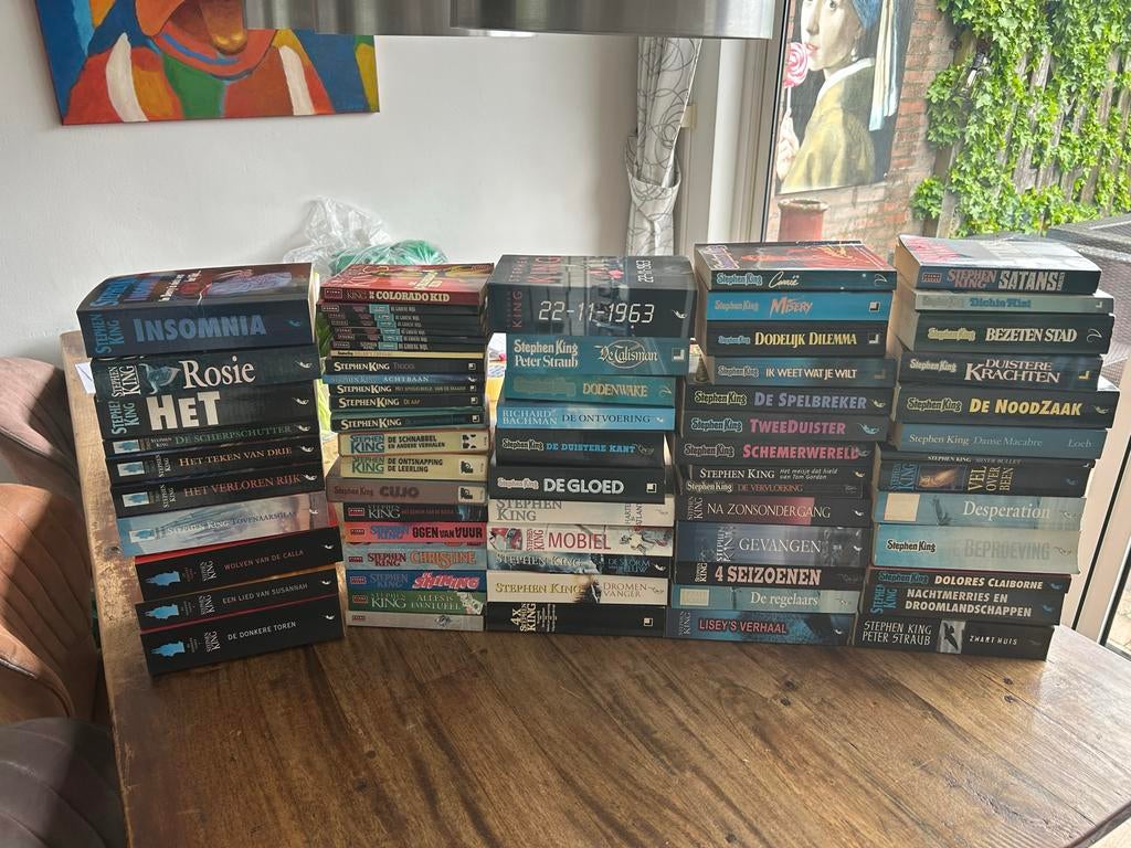 Grote collectie Stephen King boeken (70 titels), Ophalen of Verzenden, Gelezen, Nederland