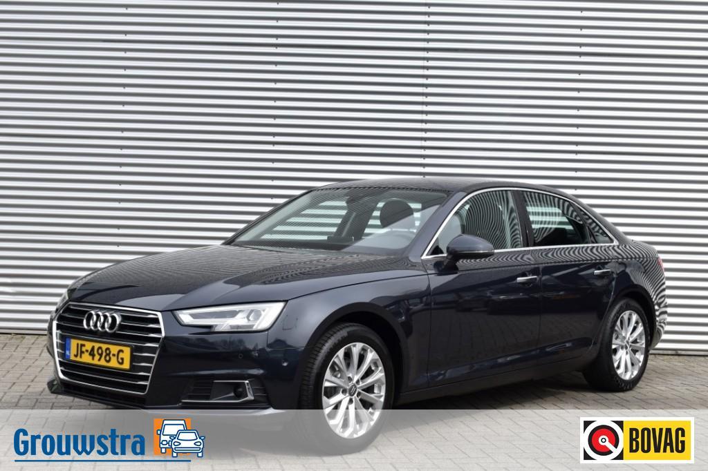 Audi A4 2.0 TFSI AUT7 ULTRA SPORT / ADAP. CRUISE / VIRTUAL D, 1380 kg, 4 cilinders, 1984 cc, Blauw
