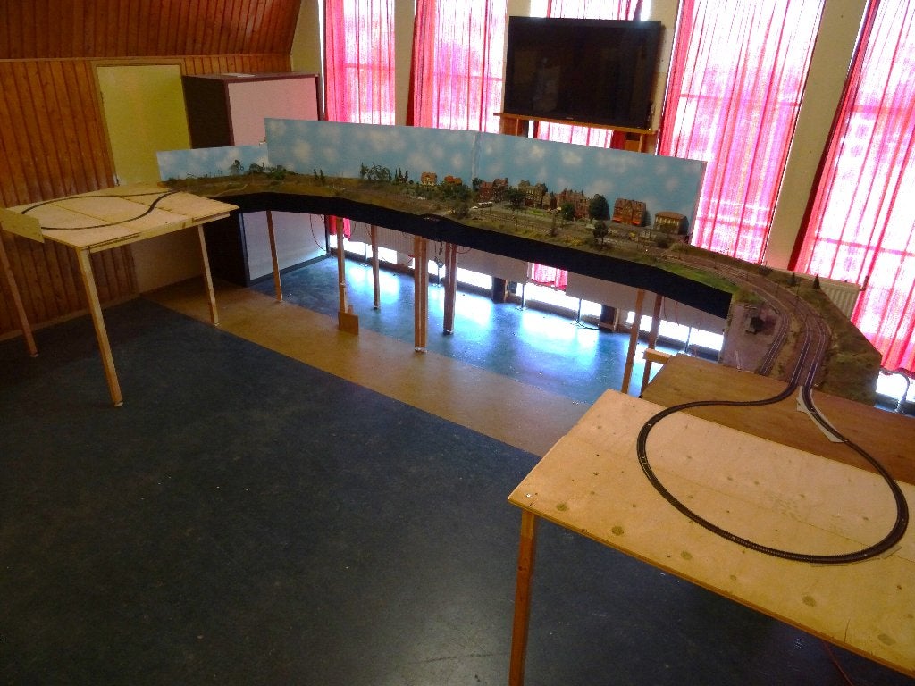 Modulebaan H0 bestaande uit 6 modules, Hobby en Vrije tijd, Modeltreinen | H0, Gebruikt, Overige typen, Gelijkstroom, Overige merken