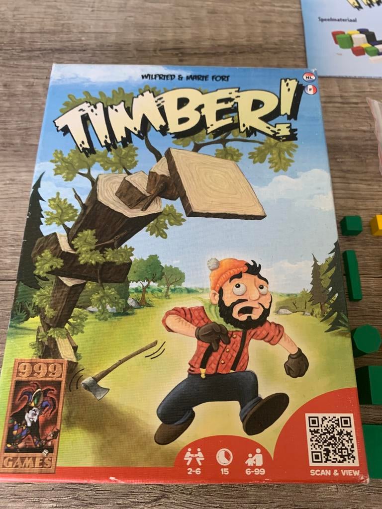 Timber! Bordspel - Compleet en in goede staat, Een of twee spelers, Ophalen of Verzenden, Zo goed als nieuw