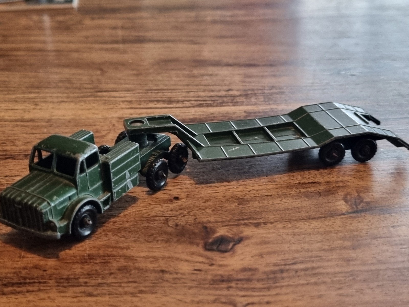 Vintage Matchbox Thornycroft Antar Tank Transporter, Ophalen of Verzenden